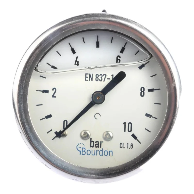 Bourdon Stainless Steel Case Pressure Gauge 63 mm Dial, G 1/4 Connection, 10 bar MIT3-F22.B22
