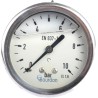 Bourdon Stainless Steel Case Pressure Gauge 63 mm Dial, G 1/4 Connection, 10 bar MIT3-F22.B22