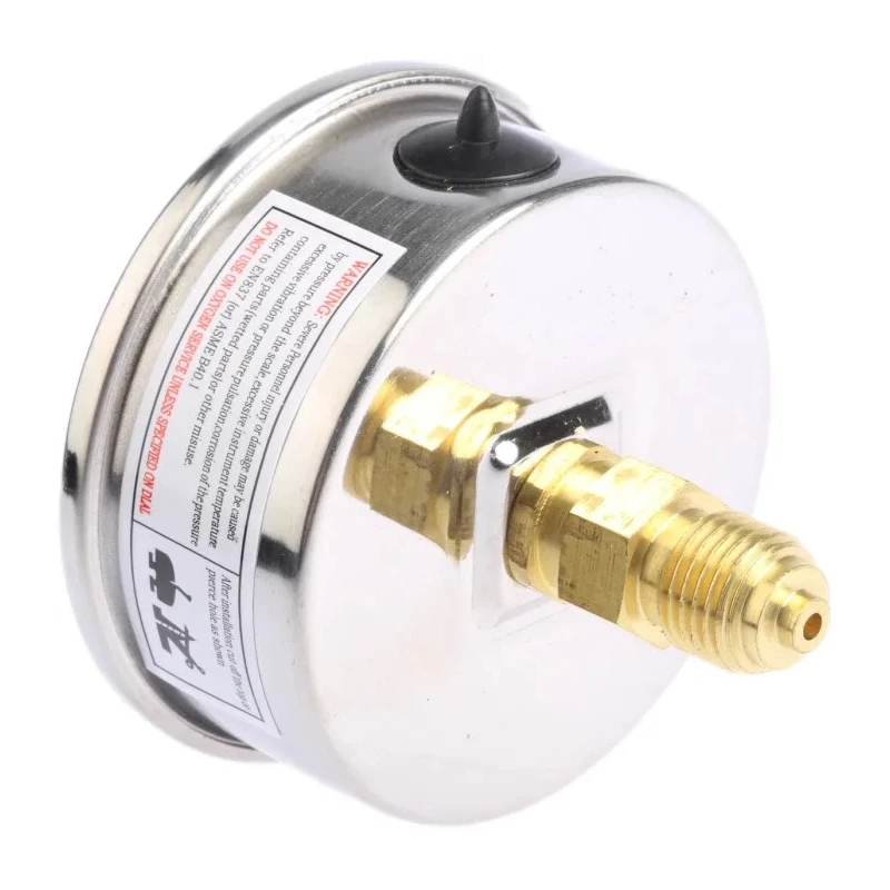 Bourdon Stainless Steel Case Pressure Gauge 63 mm Dial, G 1/4 Connection, 10 bar MIT3-F22.B22