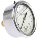 Bourdon Stainless Steel Case Pressure Gauge 63 mm Dial, G 1/4 Connection, 10 bar MIT3-F22.B22