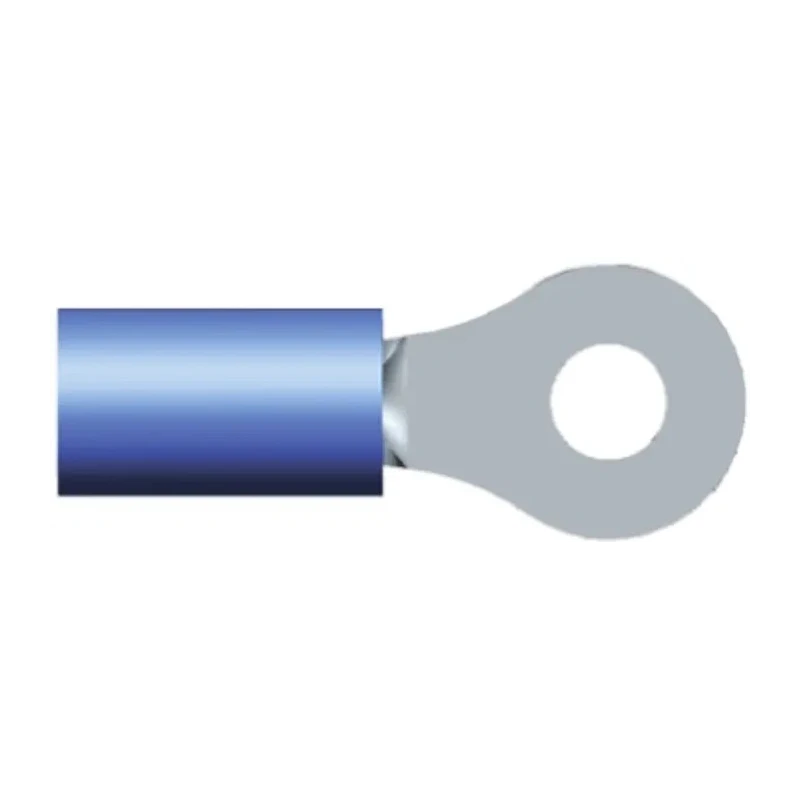 RS PRO PIDG Insulated Ring Terminal M3.5 Stud Size 16 AWG to 14 AWG Wire Size Blue 36157