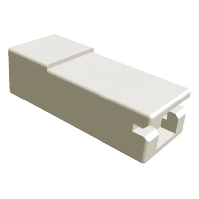 TE Connectivity FASTON .110 1 Way Nylon Crimp Terminal Housing Clear 926410-1