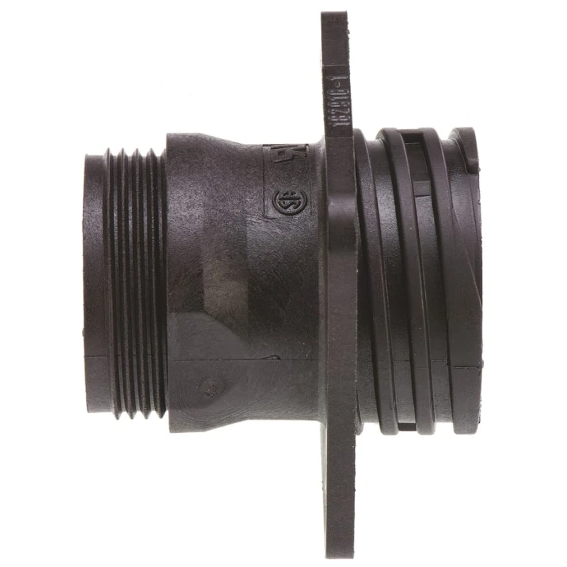 TE Connectivity CPC Straight 16 Way Panel Circular Connector Female Contacts Black Thermoplastic Shell Size 17 182916-1