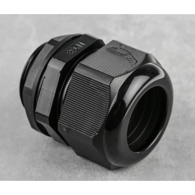 RS PRO Black Polyamide 66 Cable Gland M40 Thread 22 mm Min, 32 mm Max, IP68 669-4689