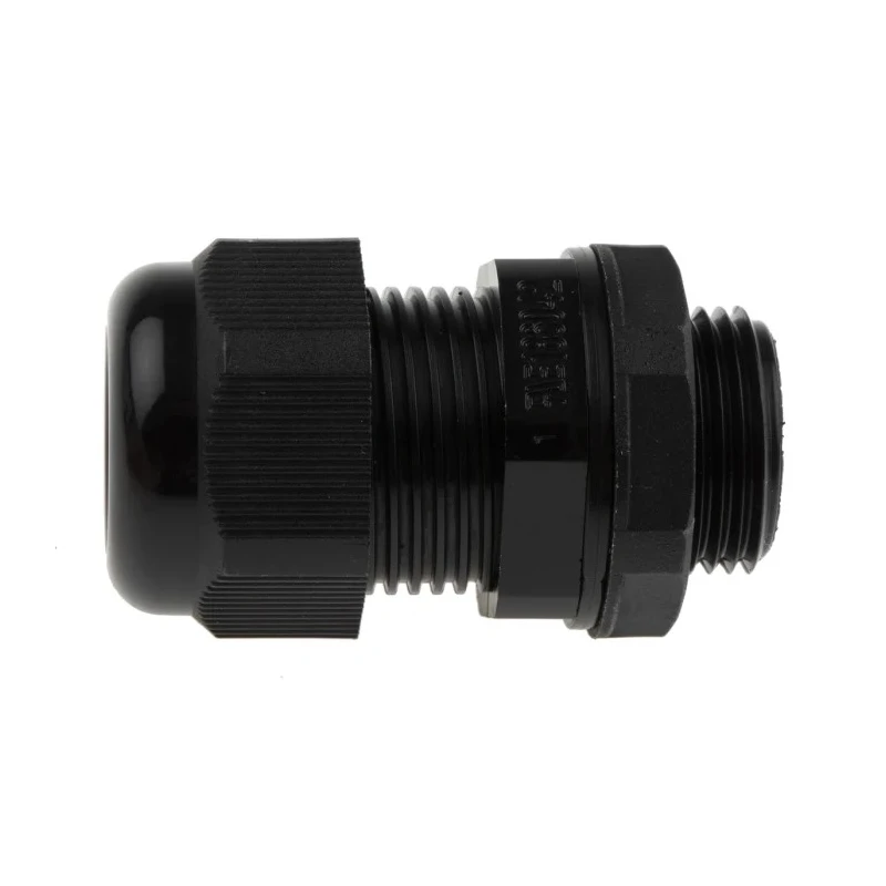 RS PRO Black Nylon Cable Gland M20 Thread, 6 mm Minimum, 12 mm Maximum Diameter, IP68 Protection 669-4664