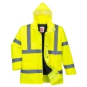 RS PRO Yellow Unisex Hi Vis Traffic Jacket 3XL Waterproof, Flame Resistant, Reflective Tape 184-5966