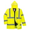 RS PRO Yellow Unisex Hi Vis Traffic Jacket 3XL Waterproof, Flame Resistant, Reflective Tape 184-5966
