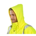RS PRO Yellow Unisex Hi Vis Traffic Jacket 3XL Waterproof, Flame Resistant, Reflective Tape 184-5966