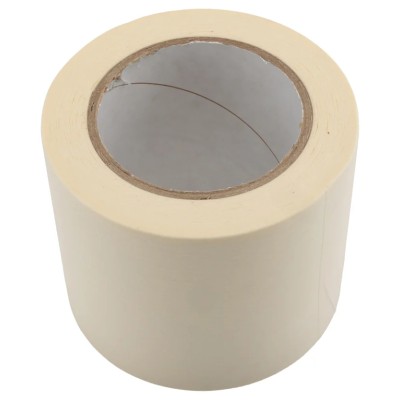 RS PRO Masking Tape 100mm Width x 50m Length, Rubber Adhesive, Crepe Paper Backing, White 184-6802