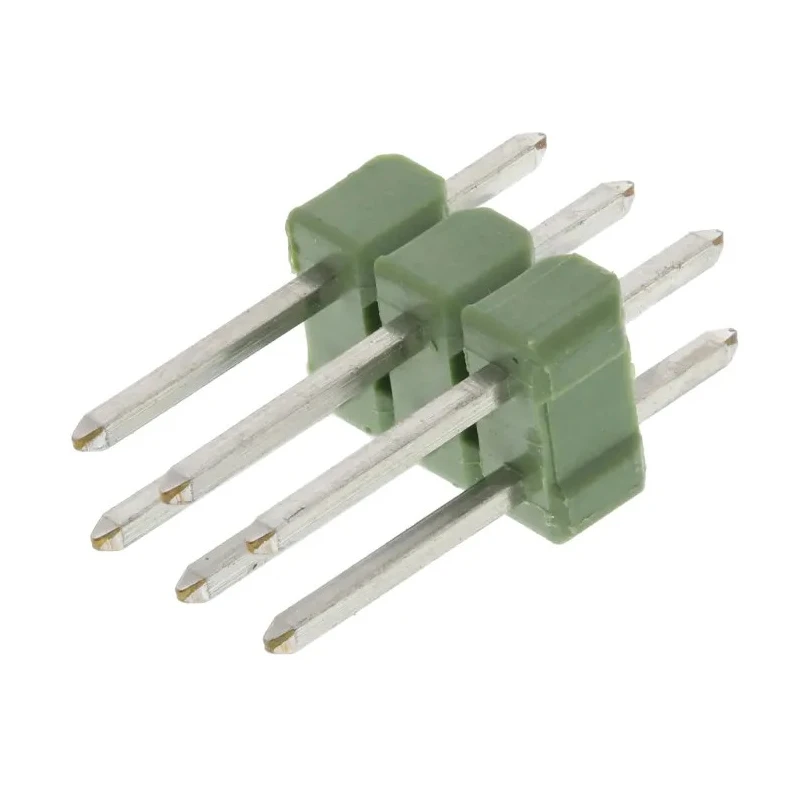 TE Connectivity AMPMODU MOD II Series Straight Through Hole Pin Header 6 Contacts 2.54 mm Pitch 2 Row Unshrouded 826925-3