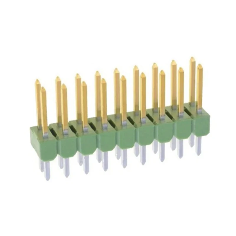 TE Connectivity AMPMODU MOD II Series Straight Through Hole Pin Header, 18 Contacts, 2.54 mm Pitch, 2 Row 826632-9