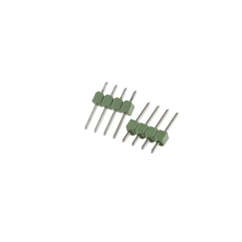 TE Connectivity AMPMODU MOD II Series Straight Through Hole Pin Header 4 Contacts 2.54 mm Pitch 1 Row Unshrouded 826926-4
