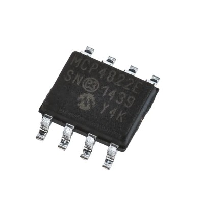 Microchip Digital to Analogue Converter 12 bit 2-Channel SPI Microwire 8-Pin SOIC MCP4822-E/SN