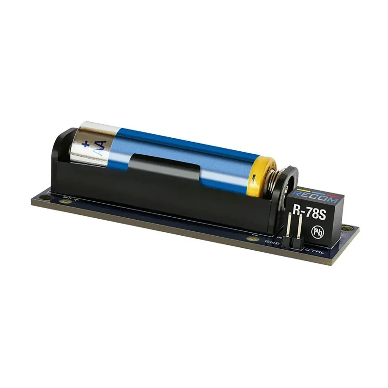 Recom Battery Module Power Supply with 3.3V from Single AA Battery Boost Converter REF02