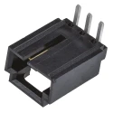 Molex SL Series Right Angle Through Hole PCB Header, 3 Contacts, 1 Row, 2.54 mm Pitch, 3A Current Rating 70553-0002
