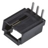 Molex SL Series Right Angle Through Hole PCB Header, 3 Contacts, 1 Row, 2.54 mm Pitch, 3A Current Rating 70553-0002