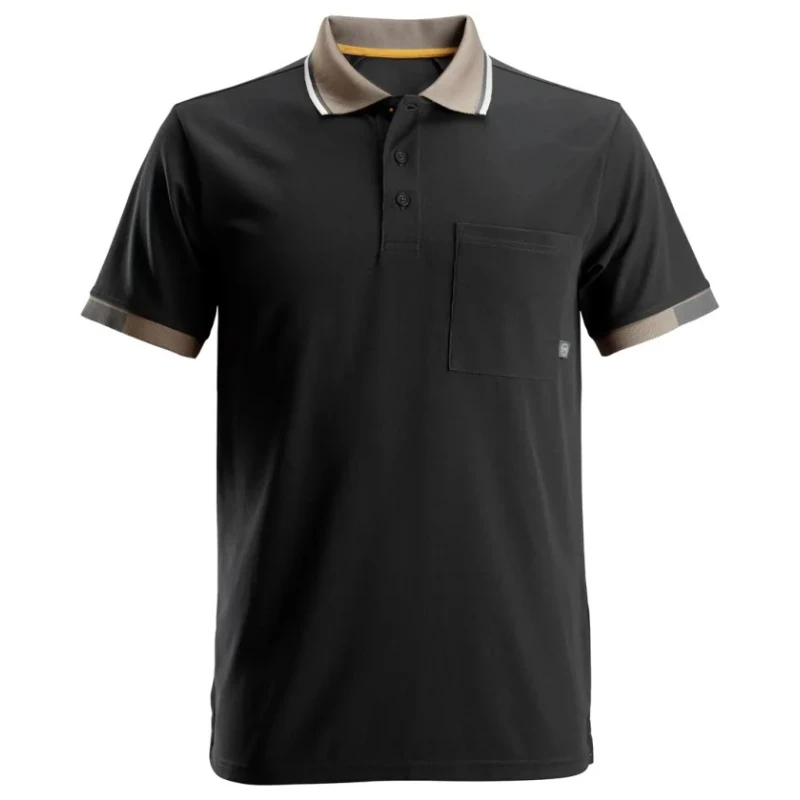 Snickers Black Polyester Short Sleeve T-Shirt 2XL 27240400008