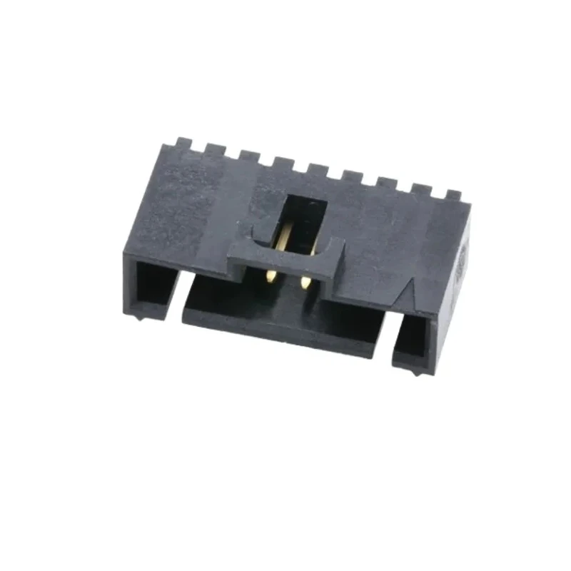 Molex SL Series Right Angle Through Hole PCB Header, Shrouded, 8 Contacts, 2.54 mm Pitch, 1 Row, 3A Current, Gold 70553-0007