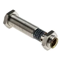 Pepperl + Fuchs Threaded Barrel Capacitive Proximity Sensor 4 mm Detection, M12 x 1 Connector, PNP Output CBB4-12GH60-E2-V1