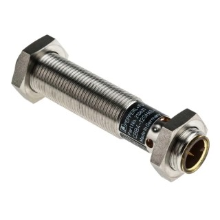 Pepperl + Fuchs Threaded Barrel Capacitive Proximity Sensor 4 mm Detection, M12 x 1 Connector, PNP Output CBB4-12GH60-E2-V1