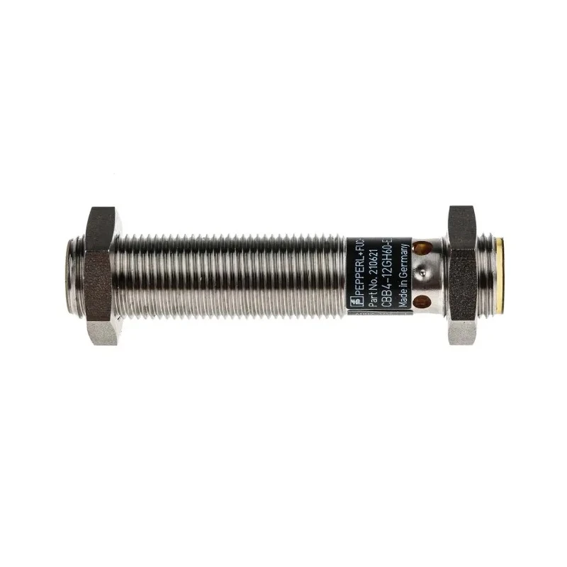 Pepperl + Fuchs Threaded Barrel Capacitive Proximity Sensor 4 mm Detection, M12 x 1 Connector, PNP Output CBB4-12GH60-E2-V1
