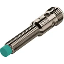 Pepperl + Fuchs Threaded Barrel Inductive Proximity Sensor M12 x 1 PNP 3V 3 mm Detection 30 V dc 100mA NBN3-8GM30-E2-V1