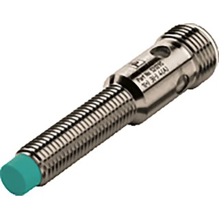 Pepperl + Fuchs Threaded Barrel Inductive Proximity Sensor M12 x 1 PNP 3V 3 mm Detection 30 V dc 100mA NBN3-8GM30-E2-V1