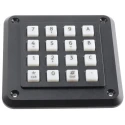 Storm IP54 16 Key Polymer Keypad with 4x4 Layout, Matrix Output, Nickel Plated FR4 Actuators 