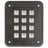 Storm IP54 12 Key Polymer Keypad, Black Housing, 3 x 4 Layout, 2,000,000 Mechanical Life IP54