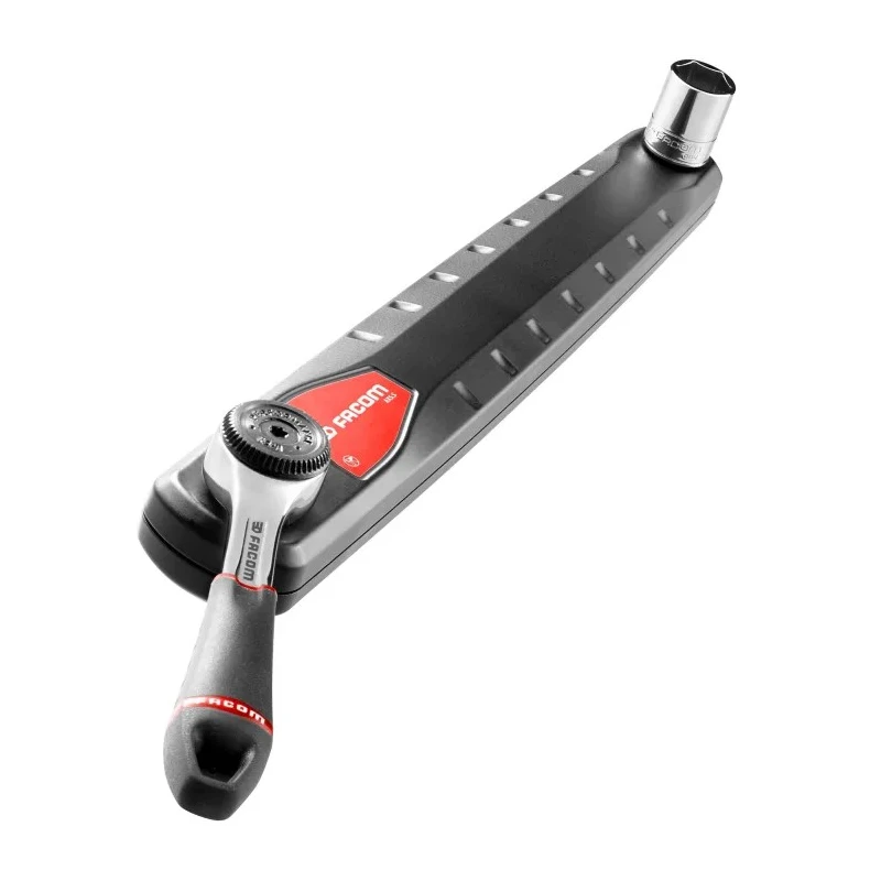 Facom 1/4 in Square Drive Chrome Steel Extension Bar 230mm Overall AXS.SPB