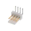 Molex KK 254 Series Right Angle Through Hole Pin Header 4 Contacts 2.54 mm Pitch Unshrouded 22-12-4042
