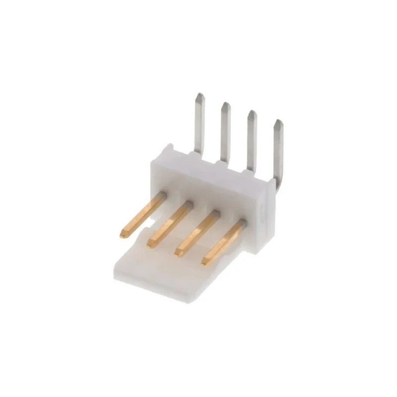 Molex KK 254 Series Right Angle Through Hole Pin Header 4 Contacts 2.54 mm Pitch Unshrouded 22-12-4042