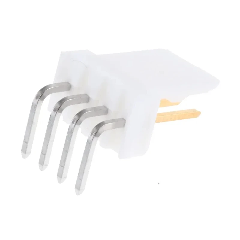 Molex KK 254 Series Right Angle Through Hole Pin Header 4 Contacts 2.54 mm Pitch Unshrouded 22-12-4042