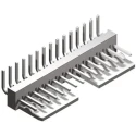 Molex KK 254 Series Right Angle Through Hole Pin Header, 9 Contacts, 2.54 mm Pitch, 1 Row, Unshrouded 22-05-7098