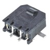 Molex Micro-Fit 3.0 Series Right Angle Surface PCB Header 2 Contacts 3 mm Pitch 1 Row Shrouded 43650-0214