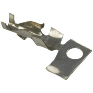 Molex 4706 Series Male Crimp Terminal, 18 AWG Minimum Wire Size, 16 AWG Maximum Wire Size, Tin Plating, Brass 02-07-2101