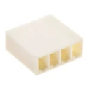 Molex KK 396 Female Connector Housing Cable Mount 4 Contacts 3.96 mm Pitch 1 Row Straight 09-50-8040