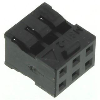 Molex Milli-Grid Female Connector Housing 2 mm Pitch 6 Way 2 Row Straight 51110-0660