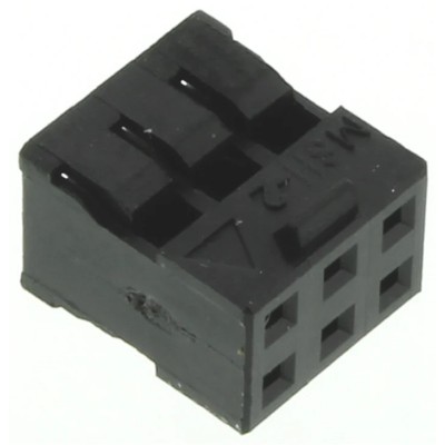 Molex Milli-Grid Female Connector Housing 2 mm Pitch 6 Way 2 Row Straight 51110-0660