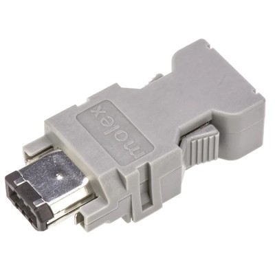 Molex 6-Way Telephone Connector 2 mm Pitch Cable Mount Polymer Housing 55100-0670