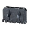 Molex Micro-Fit 3.0 Series Right Angle Through Hole PCB Header 4 Contacts 3 mm Pitch Shrouded 43650-0400