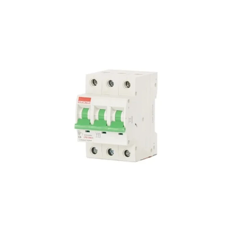 Contactum Miniature Circuit Breaker 3-Pole 6A 415V AC 10 kA Breaking Capacity CPB1006C3