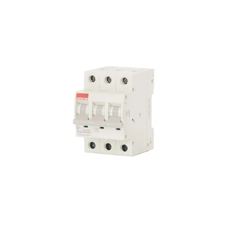 Contactum Miniature Circuit Breaker, 3-Pole, 16A, Type C, 415V AC, 10 kA Breaking Capacity CPB1016C3
