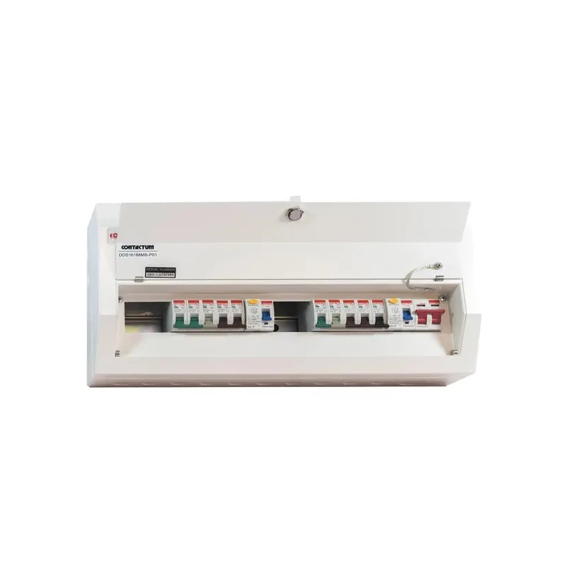 Contactum Steel Consumer Unit 16 Way 250V 100A Defender DDS16188MS-P01