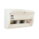 Contactum 12 Steel Consumer Unit 220-250V 100A BS EN 61439-3 Defender DDS12188SPMS