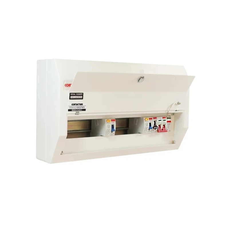 Contactum 12 Steel Consumer Unit 220-250V 100A BS EN 61439-3 Defender DDS12188SPMS