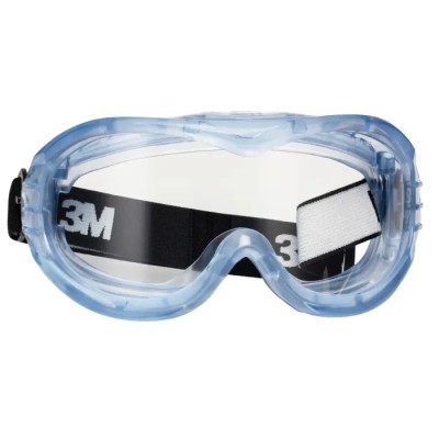 3M Fahrenheit Anti-Scratch Chemical Resistant Anti-Fog Coating Safety Goggles with Clear Polycarbonate Lenses 7136012
