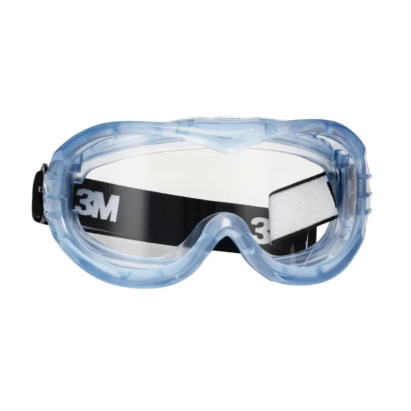 3M Fahrenheit Anti-Scratch Chemical Resistant Anti-Fog Coating Safety Goggles with Clear Polycarbonate Lenses 7136012