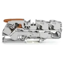 WAGO Feed Through Terminal Block Grey, 16mm², 1-Level, 3-Positions, Cage Clamp Termination, IECEx/ATEX Certified 2116-1301