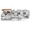 WAGO Feed Through Terminal Block Grey, 16mm², 1-Level, 3-Positions, Cage Clamp Termination, IECEx/ATEX Certified 2116-1301